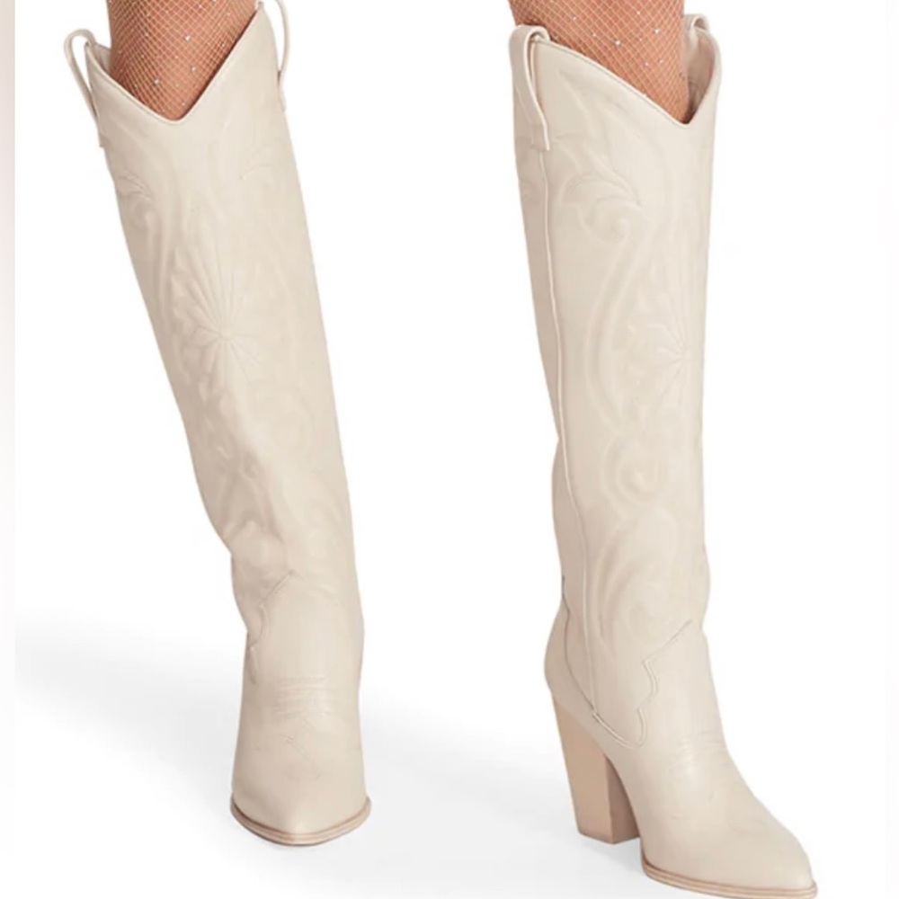 Steve Madden Lasso Bone Leather Boot - size 8.5